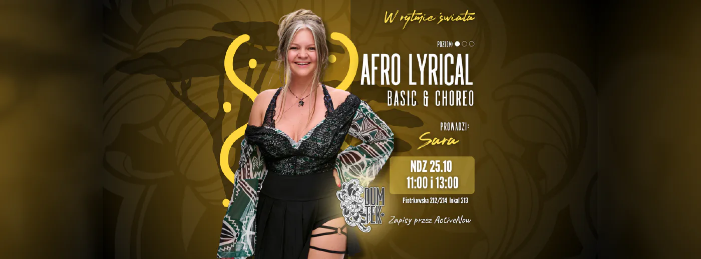 Afro Lyrical z Sarą ● ○ ○ - baner