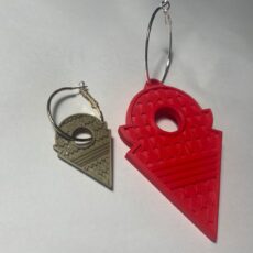 Kolczyki kółka jednokolorowe / single color hoop earrings
